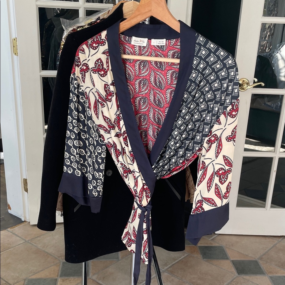 Anthropologie Multicolor Patterned Blouse